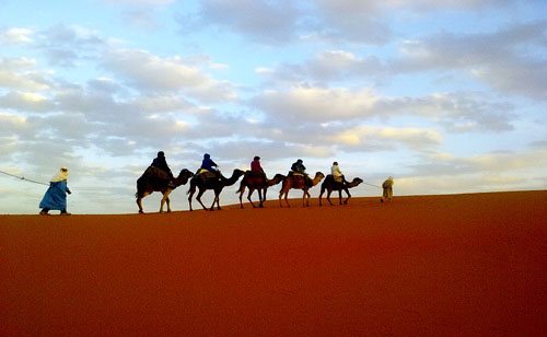 Trek in Erg Chagaga Dunes 